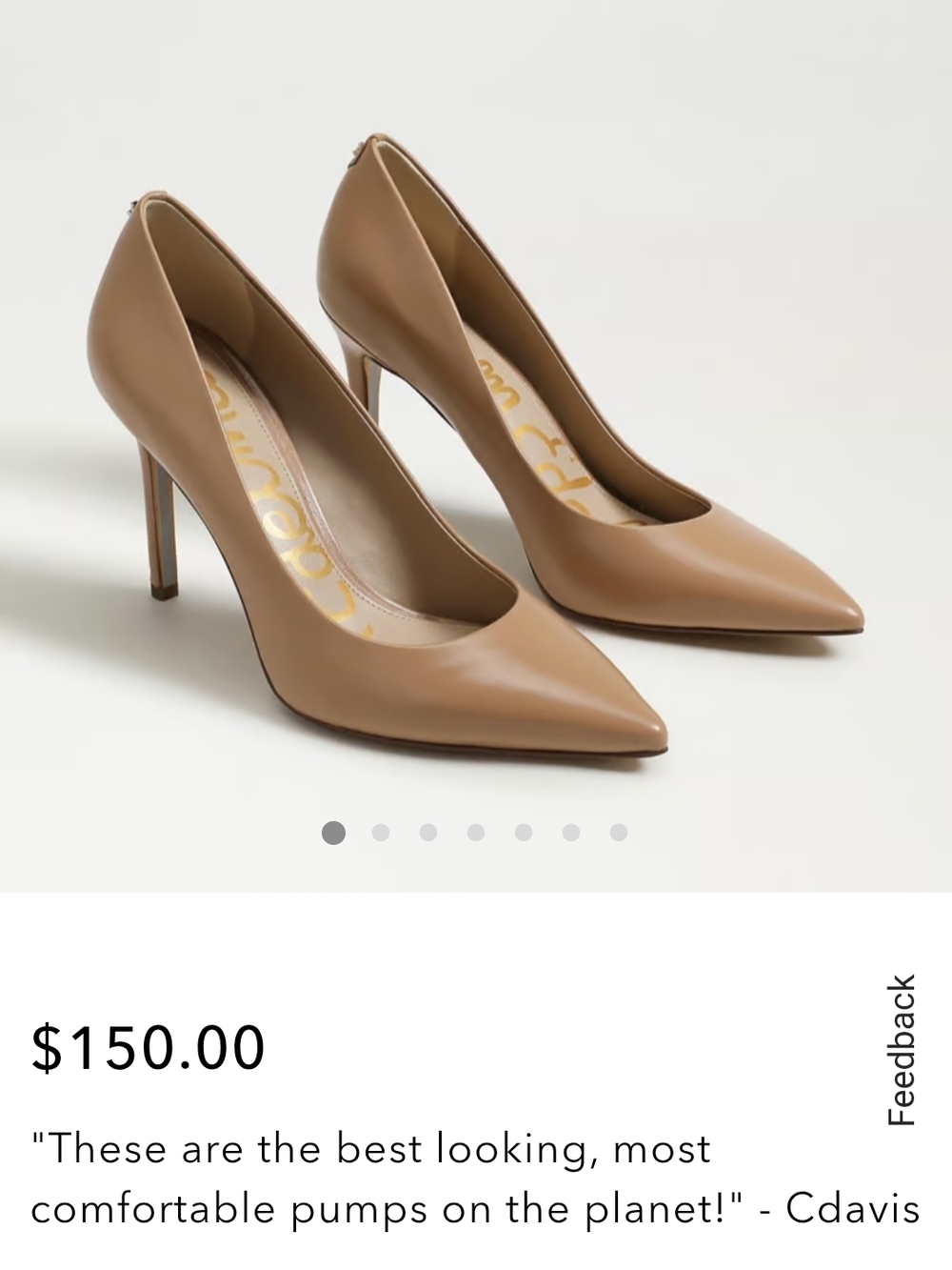 Sam Edelman Hazel Pointed-Toe Stiletto Pumps in Taupe